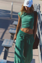 Load image into Gallery viewer, Free People Hot Shot Crossover Set /Heritage Green