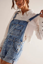 Load image into Gallery viewer, Free People We The Free Ziggy Shortalls /Follow Your Heart