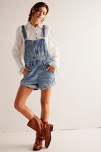 Load image into Gallery viewer, Free People We The Free Ziggy Shortalls /Follow Your Heart
