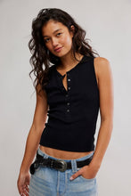 Load image into Gallery viewer, Free People Jamie Henley Tank /Pitch Black