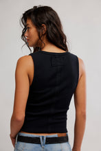 Load image into Gallery viewer, Free People Jamie Henley Tank /Pitch Black