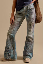 Load image into Gallery viewer, Free People We The Free West Coast Illusions &amp; Cutwork Jeans /Watercolor Blooms Combo