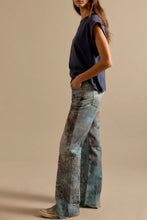 Load image into Gallery viewer, Free People We The Free West Coast Illusions &amp; Cutwork Jeans /Watercolor Blooms Combo