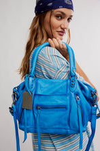 Load image into Gallery viewer, Free People We The Free Baby Emerson Tote Bag/Sapphire