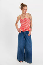 Load image into Gallery viewer, Free People Sundance Tank /Red Combo - Gingham