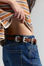 Load image into Gallery viewer, Free People We The Free Clean Rugby Tee/Almond Combo