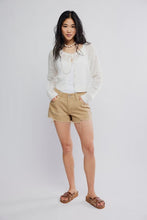 Load image into Gallery viewer, Free People We The Free Now Or Never Denim Shorts/Oat Latte