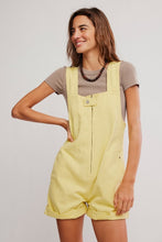 Load image into Gallery viewer, Free People We The Free Jude Shortalls/Sicilian Yellow