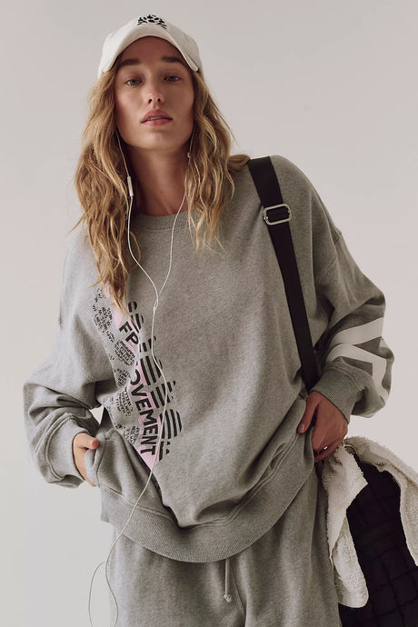 Free People All Star Buti Logo Pullover