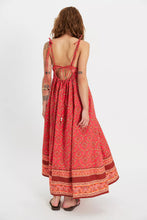 Load image into Gallery viewer, Free People Sorrento Stroll Printed Maxi Dress /Tart Berry Combo