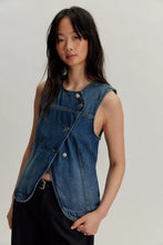 Load image into Gallery viewer, Free People We The Free Maris Denim Vest/Wall flower