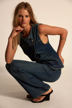 Load image into Gallery viewer, Free People We The Free Maris Denim Vest/Wall flower