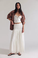 Load image into Gallery viewer, Free People Raven Solid Convertible Maxi Skirt/Ivory
