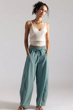 Load image into Gallery viewer, Free People Something Good Pull-On Barrel Pants /Blue Trellis-Nilla Cream