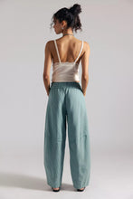 Load image into Gallery viewer, Free People Something Good Pull-On Barrel Pants /Blue Trellis-Nilla Cream