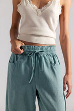 Load image into Gallery viewer, Free People Something Good Pull-On Barrel Pants /Blue Trellis-Nilla Cream