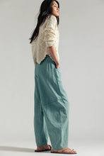 Load image into Gallery viewer, Free People Something Good Pull-On Barrel Pants /Blue Trellis-Nilla Cream