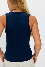 Load image into Gallery viewer, Free People We The Free Neria V-Neck Tank Top/Deep Iris