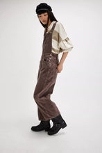 Load image into Gallery viewer, Free People We The Free Good Luck Barrel Overalls /Chocolate Mousse