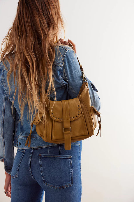 Free People We The Free Baby Leigh Distressed Tote Bag/Bronze