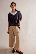 Load image into Gallery viewer, Free People We The Free Nina V-Neck Tee/Black