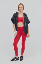 Load image into Gallery viewer, Free People Final Call Zip-Up Hoodie/Black