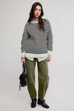 Load image into Gallery viewer, Free People We The Free Asher Pullover /Charcoal Combo