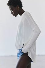 Load image into Gallery viewer, Free People Sheer Bliss Layer/White
