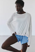 Load image into Gallery viewer, Free People Sheer Bliss Layer/White