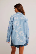 Load image into Gallery viewer, Free People Airbrushed Blossom Denim/Sky Blue Medi Indago