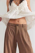 Load image into Gallery viewer, Free People Spotlight Menswear Barrel Trousers/Brown
