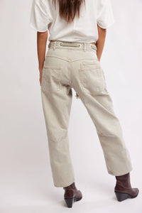 Free People We The Free Moxie Low-Slung BarrelJeans/Jetty