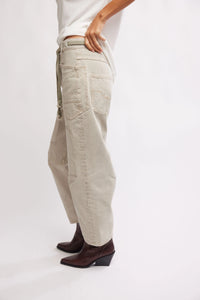 Free People We The Free Moxie Low-Slung BarrelJeans/Jetty