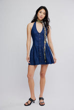 Load image into Gallery viewer, Free People Clean Break Denim Mini Dress/Night Wash
