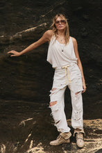 Load image into Gallery viewer, Free People We The Free Moxie Pull-On Barrel Jeans/Sea Mist