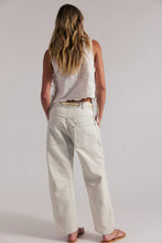 Load image into Gallery viewer, Free People We The Free Moxie Pull-On Barrel Jeans/Sea Mist