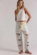 Load image into Gallery viewer, Free People We The Free Moxie Pull-On Barrel Jeans/Sea Mist