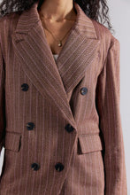 Load image into Gallery viewer, Free People Dean Double-Breasted Blazer/Lilac Combo