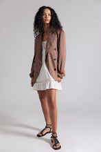Load image into Gallery viewer, Free People Dean Double-Breasted Blazer/Lilac Combo