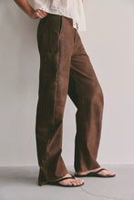 Load image into Gallery viewer, Free People We The Free Spotlight Vegan Suede Trousers/Chocolate Brown