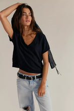 Load image into Gallery viewer, Free People We The Free Take 2 Tee/Black