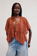 Load image into Gallery viewer, Free People In Your Dreams Lace Top/Toasted Cocoa