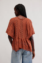 Load image into Gallery viewer, Free People In Your Dreams Lace Top/Toasted Cocoa