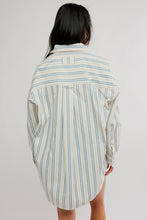 Load image into Gallery viewer, Free People We The Free Freddie Striped Shirt/Ivory Combo