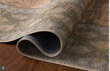 Load image into Gallery viewer, Rifle Paper Edinburgh Collection Aster Power Loomed Rug/Sand and Green