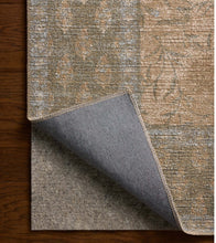 Load image into Gallery viewer, Rifle Paper Edinburgh Collection Aster Power Loomed Rug/Sand and Green