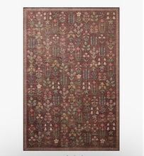 Load image into Gallery viewer, Rifle Paper Edinburg Collection Campbell Power Loomed Rug/Merlot