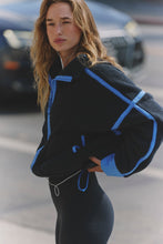 Load image into Gallery viewer, Free People Mountain High Fleece Jacket/Black Combo