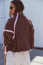Load image into Gallery viewer, Free People Mountain High Fleece Jacket /Truffle Powder Pink