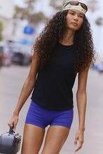Load image into Gallery viewer, Free People Love My Twist Muscle Tank/Black